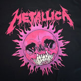 Metallica - Pushead Pink Sun - Womens Crop Top
